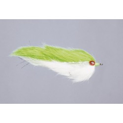 Chartreuse White Double Bunny