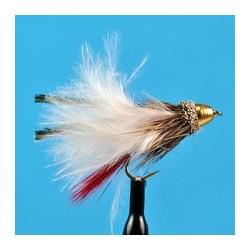 Conehead Marabou Muddler White