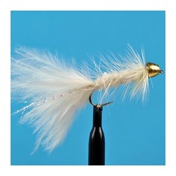 Conehead Woolly Bugger White