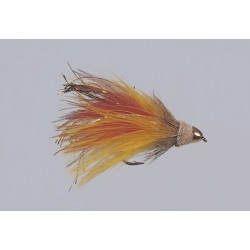 Conehead Yellow Marabou Muddler Weighted
