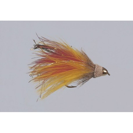 Conehead Yellow Marabou Muddler Weighted