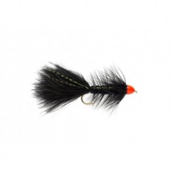 Hot Cone Woolly Bugger Black & Orange