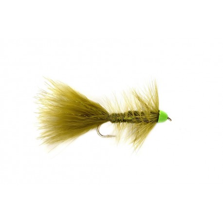 Hot Cone Woolly Bugger Olive & Chartreuse