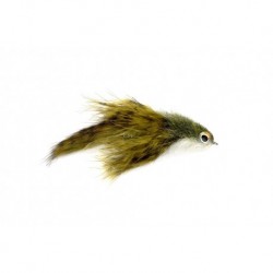 Kinky Zonker Olive & White