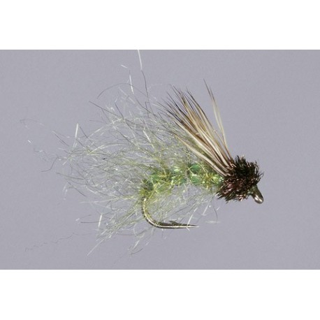 Caddis Green Glass Sparkle Pupa