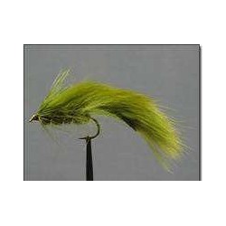 Olive Rubber Legs Woolly Buger Black