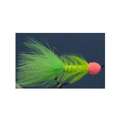 Sucking Leech Chartreuse Orange Head