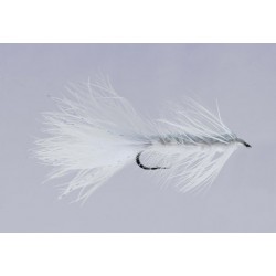 White Wooly Bugger Weighted