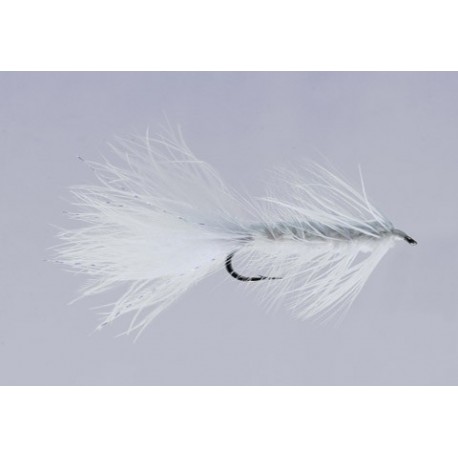 White Wooly Bugger Weighted