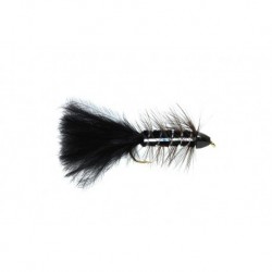 Woolly Bugger Black Flash Conehead