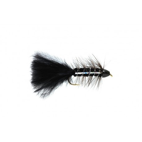 Woolly Bugger Black Flash Conehead