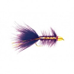 Woolly Bugger Purple Flash Conehead