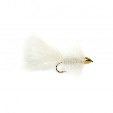 Woolly Bugger White Conehead