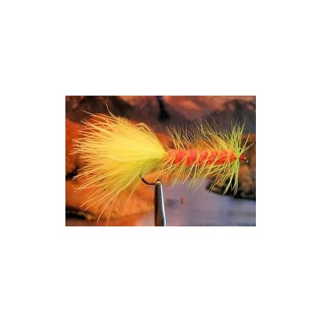 Woolybugger Yellow Orange