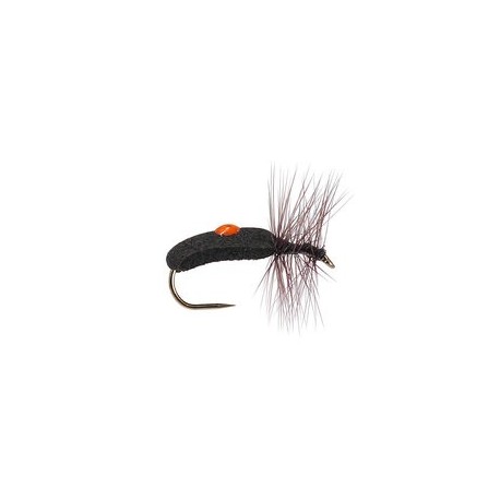 Hackle Black Hi Viz Foam Beetle