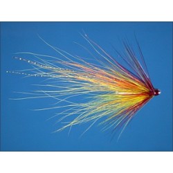 Orange Claret Tube Fly