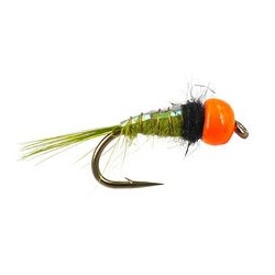 Tinsel Olive Hot Orange Nymph