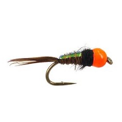 Tinsel Pheasant Hot Orange Nymph
