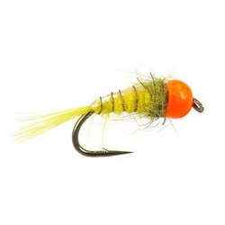 Tinsel Yellow Hot Orange Nymph