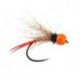 Hot Orange Head Wire Nymph