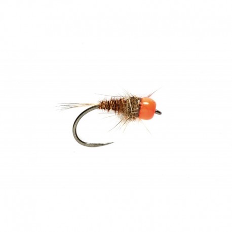 Orange Head Mary (Tungsten Bead Head) Barbless