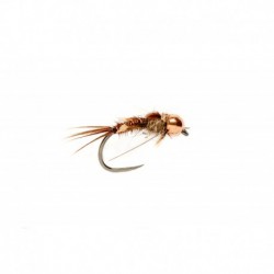 Pheasant Tail Czech Copper (Tungsten Bead Head) Barbless