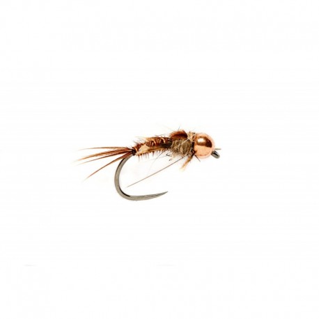 Pheasant Tail Czech Copper (Tungsten Bead Head) Barbless