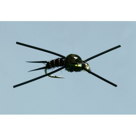 Rubber Grub Olive Barbless