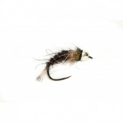 Silver & Black Killer (Tungsten Bead Head) Barbless