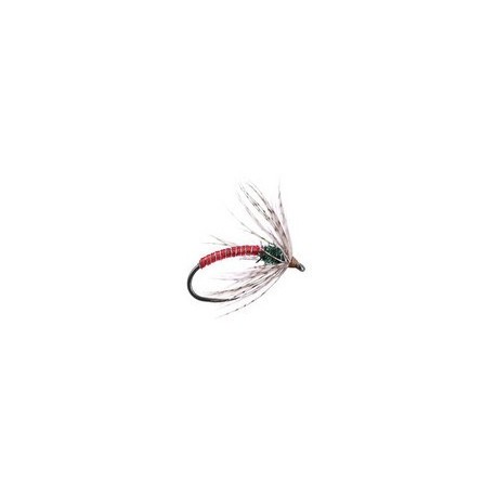 Red Metallic Soft Hackles Spider Bl