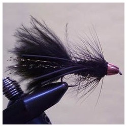 Conehead Rubberleg Wooly Bugger (Black)