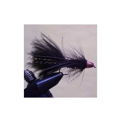 Conehead Rubberleg Wooly Bugger Black