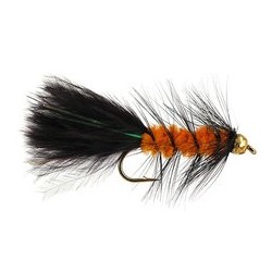 Wooly Bugger Orange Black