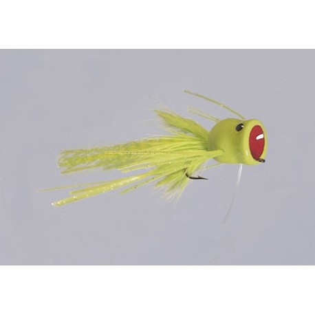 Chartreuse Pot Belly Frog Rtl