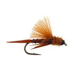 CDC Little Surface Nimph Rusty Brown