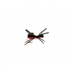 Bank Beetle Black & Red
