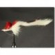 Diver Deer Hair Red White