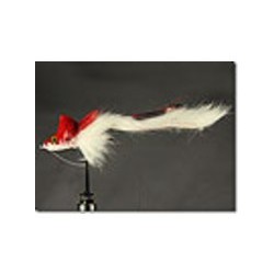 Diver Deer Hair Red White