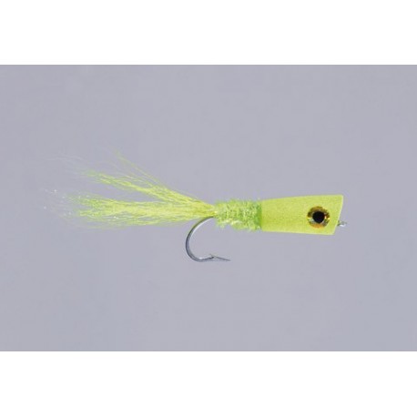 Leftys Chartreuse Bass in Shore Popping Bug