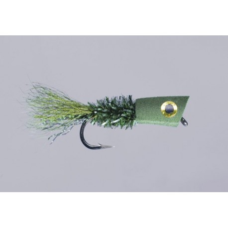 Leftys Olive Panfish Popping Bug