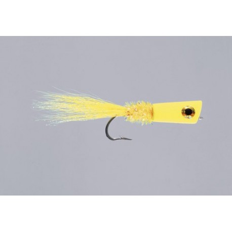 Leftys Yellow Bass in Shore Popping Bug