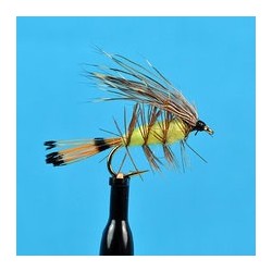 Palmered Caddis Green