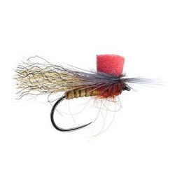 Repfiber High Viz Caddis Bl Red Post