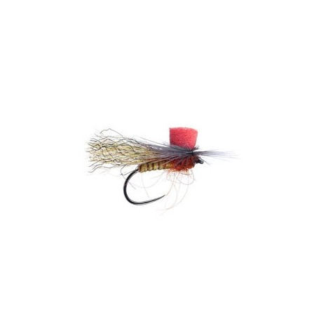 Repfiber High Viz Caddis Bl Red Post