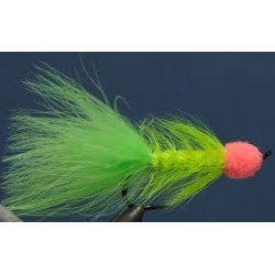 Sucking Leech Chartreuse Orange Head