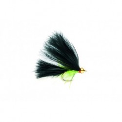 Gold Head Black Cat Barbless
