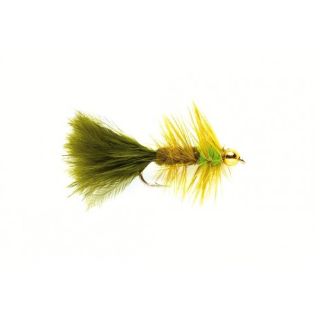 Woolly Bugger Olive (Gold Nugget)