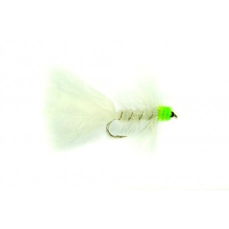 Woolly Bugger White & Green