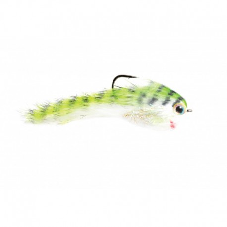 Belly Scratcher Minnow Chartruese & Black