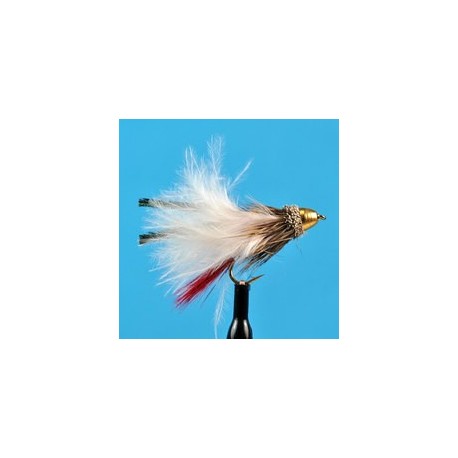 Conehead Marabou Muddler White